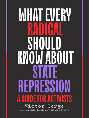 cover image of What Every Radical Should Know About State Repression